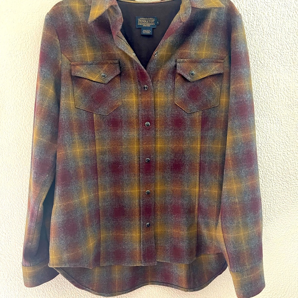 Pendleton Wool Button Up Shirt - Picture 3 of 4
